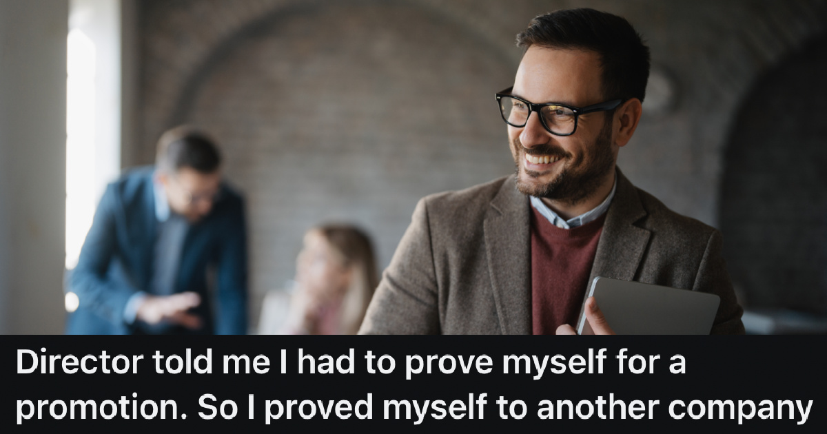 happy smug businessman