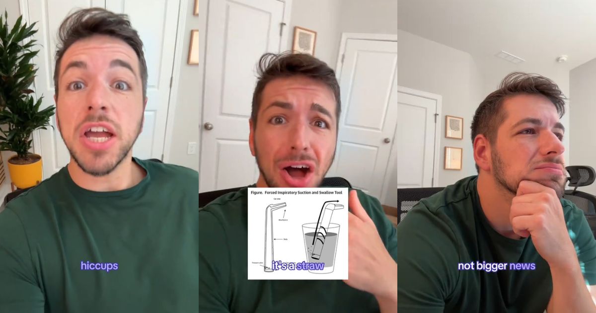 Kareem Clark discussing hiccup cures