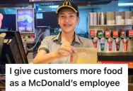 McDonald’s Worker Admitted That They Give Customers Way More Food When They Order