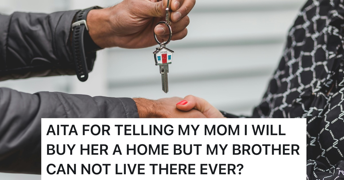 putting house key into someone else's hand