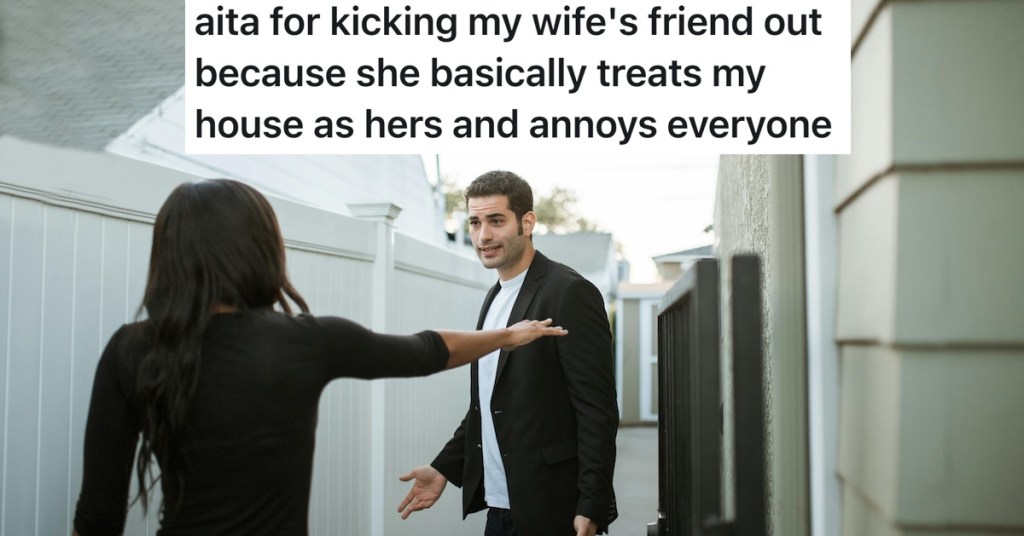 woman and man getting into an argyment