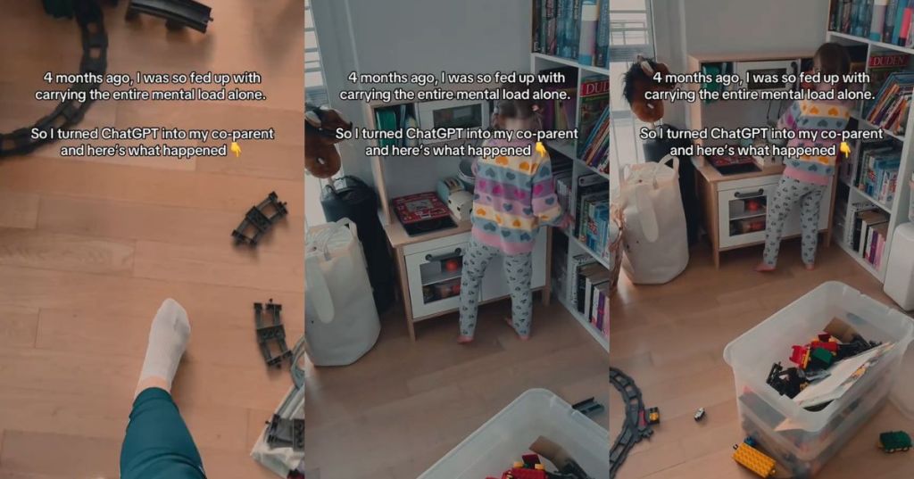 A mom describing her ChatGPT co-parent