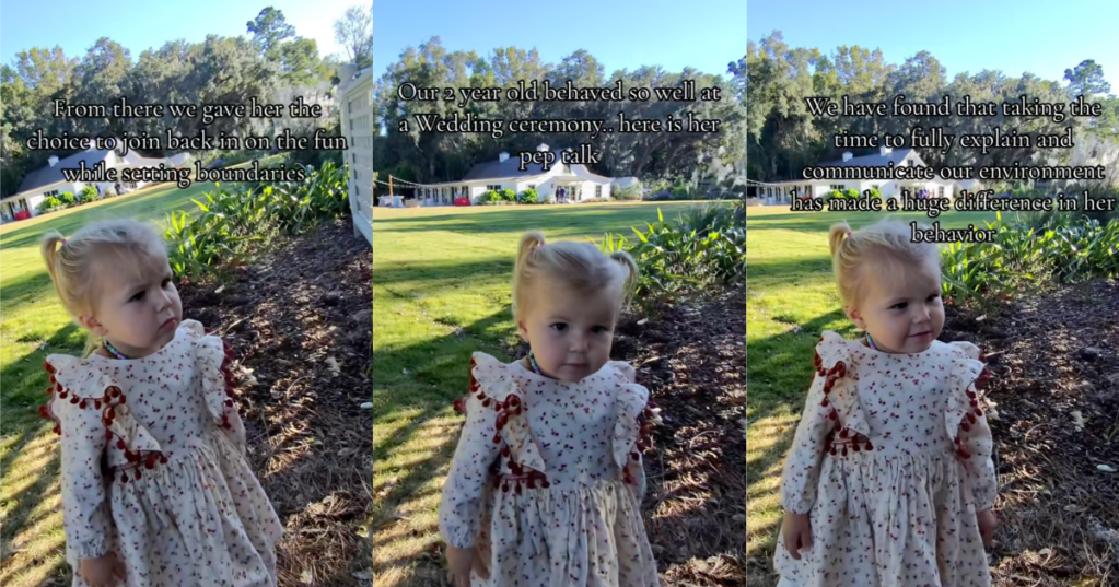 little girl in a yard