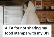 She Shared Her Food Stamps With Her Boyfriend To Help Him Eat, But When He Started Taking Advantage Of Her Kindness