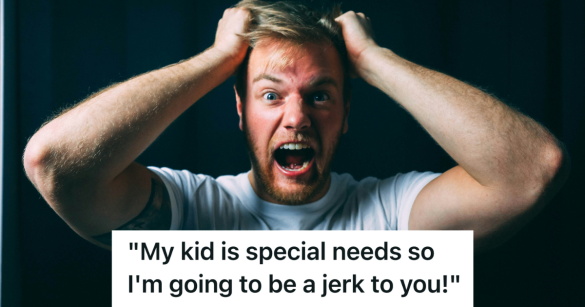 man screaming with hands on head