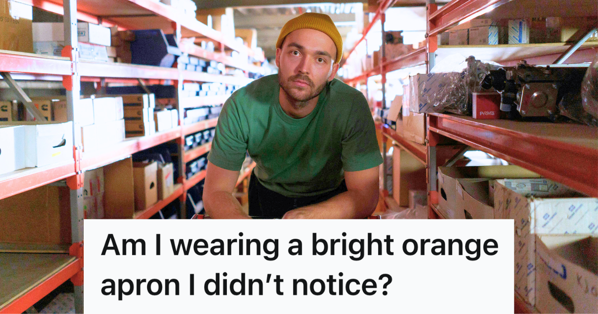 man shopping in a hardware store