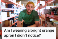 Office Worker Was Mistaken For A Home Depot Employee, So He Was Forced To Explain The Company Dress Code To A Confused Customer