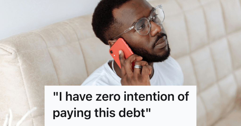 man talking on his iphone