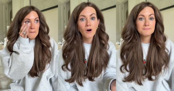 A influencer crying about a lack of Fall content