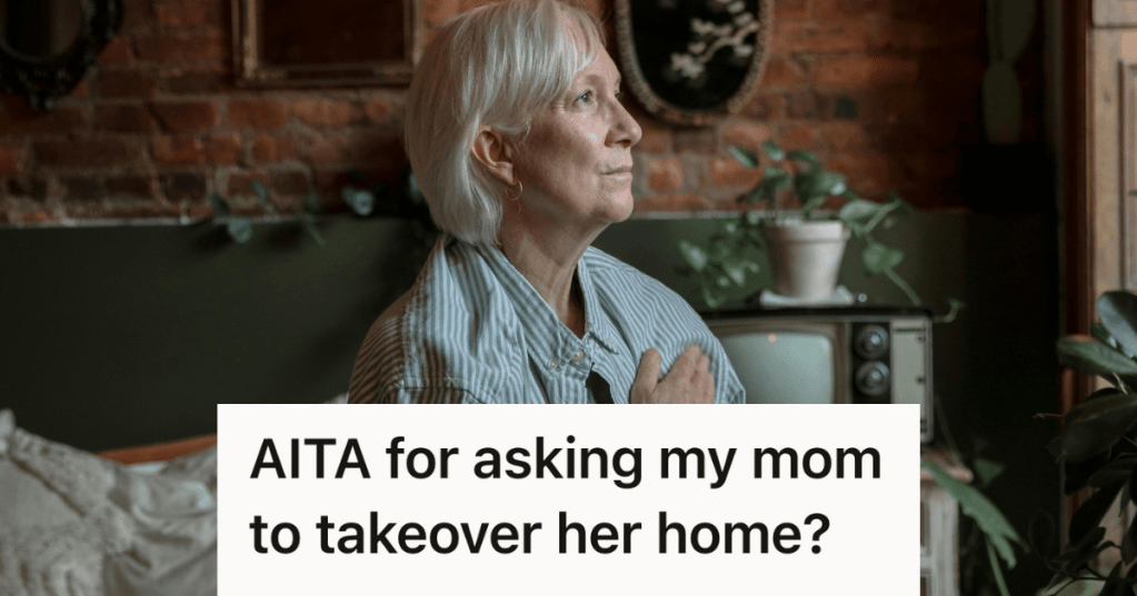 older woman looking sad