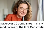She Got Into A Fight With Her Friend, So She Bombarded Her With Free Copies Of The U.S. Constitution To Annoy Her