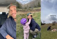 Dad Makes Deal With His Young Daughter To Trade A Dirt Bike Ride For A Princess Tea Party, And It’s Melting Hearts