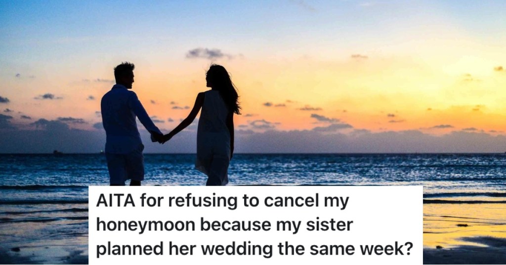 two lovers walking down the beach at sunset