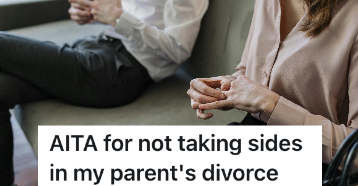 Her Parents Are Going Through A Nasty Divorce, But She Doesnt Want To Get Involved couple taking off their wedding rings