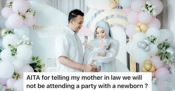 parents with a newborn baby