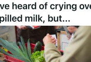Customer Pressures Worker To Leave Their Station To Replace Her Jug Of Milk, And She Wouldn’t Take No For An Answer