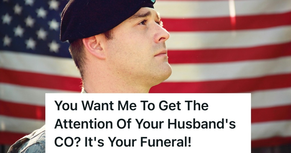 Army soldier in front of American flag