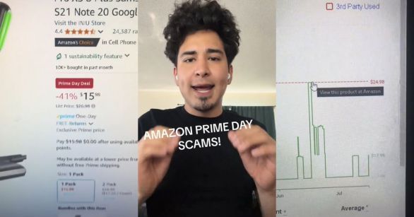 Price history comparisons on Amazon