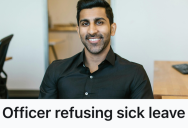Employee Called Out Sick And Faced An Overbearing Senior Officer, But He Used Wit And Confidence To Turn The Tables Completely