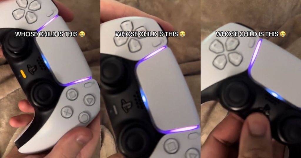 Marcus playing Playstation