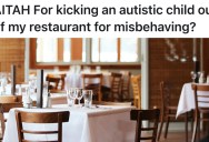 Autistic Child Throws A Full-Blown Tantrum In A Family Pizzeria, So The Owner Kicks Them Out Amid Chaos And Flying Chairs