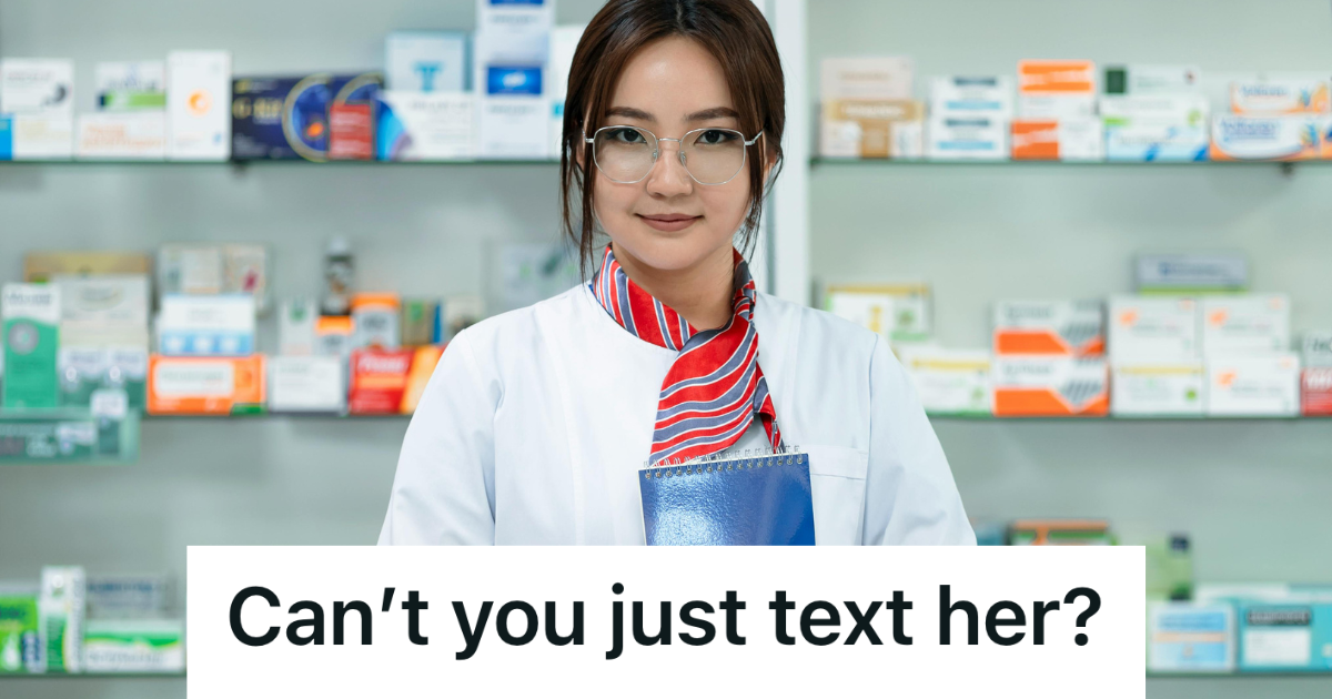 retail pharmacist behind the counter