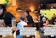 Diner Gets Stressed Out On Server’s Behalf, Gets Up And Starts Doing Her Work For Her