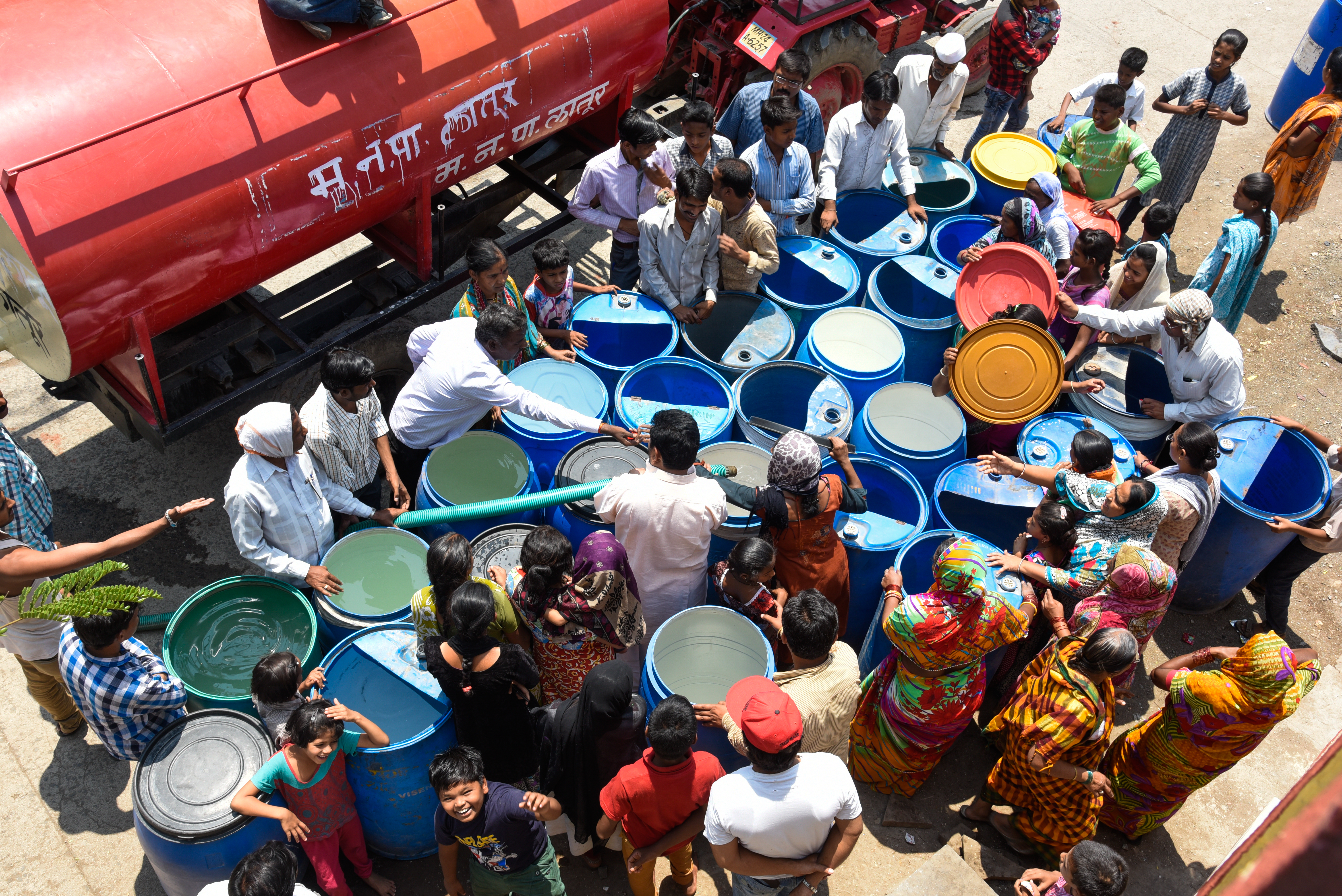 people in need of fresh water