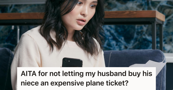 stressed woman looking at her bills