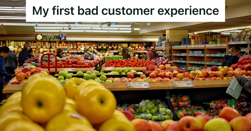 supermarket interior