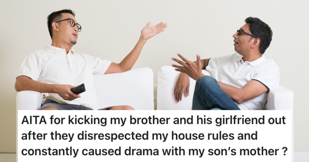 two men having a conversation