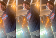 A Man With A Service Dog Came Into A Restaurant, And They Tried To Force Him To Sit Outside Or Leave