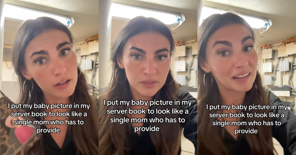 woman talking about her job