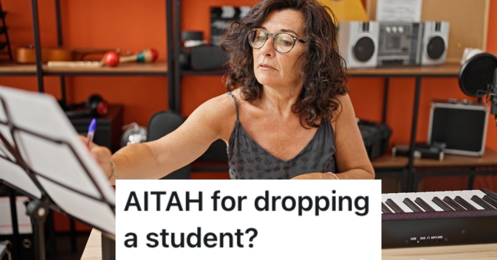 woman sitting at a piano