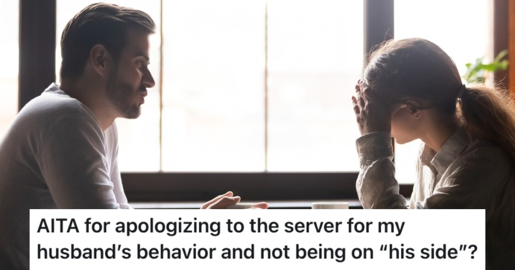 couple at a restaurant