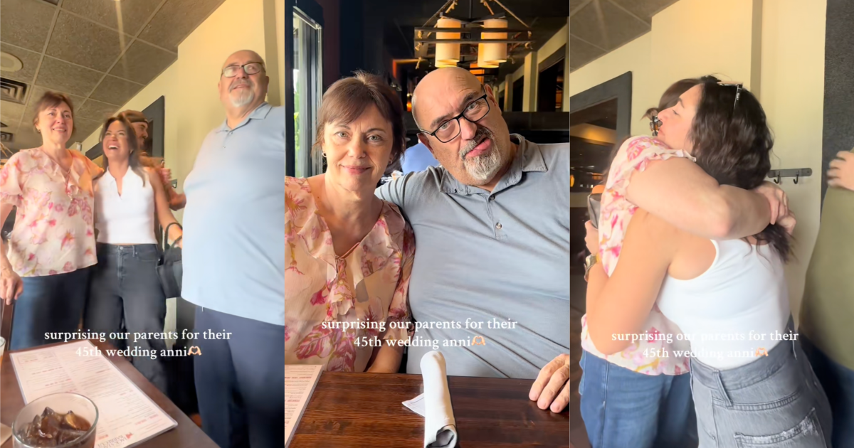 family in a restaurant