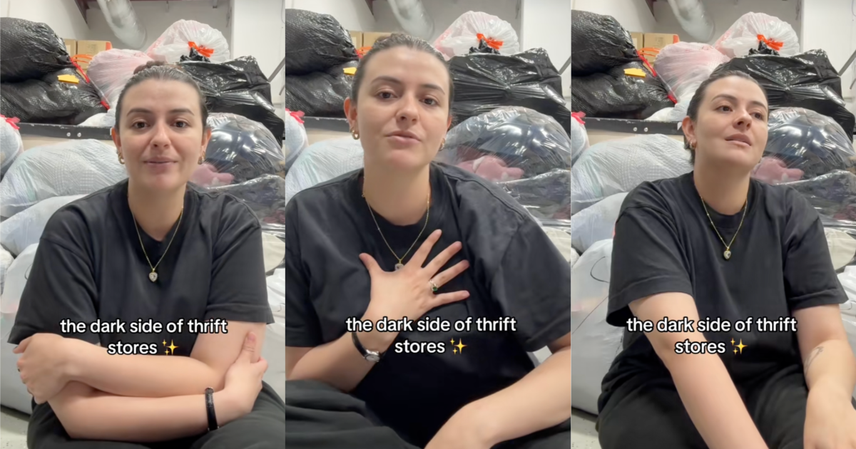 woman talking about her job