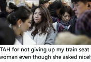 They Bought A Reserved Train Seat, So When A Tired Woman Asked To Sit Down, They Refused To Move