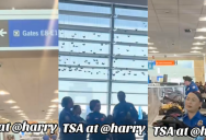 A Frustrated Traveler Filmed TSA Agents Singing Instead Of Helping Out Customers