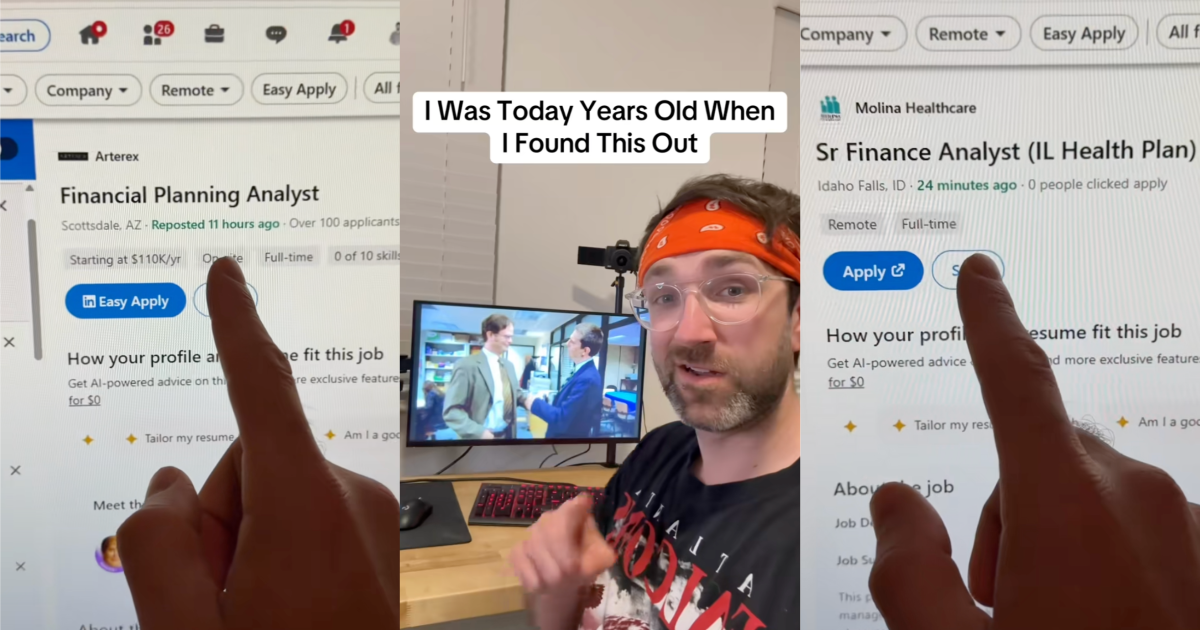 man talking to tiktok viewers