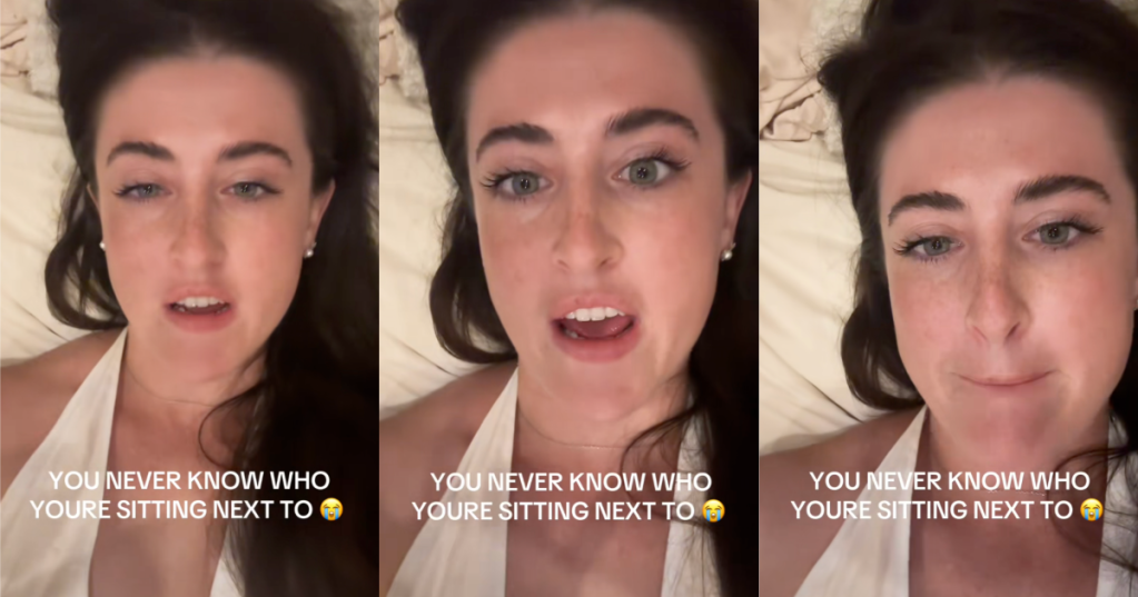 woman talking to tiktok viewers