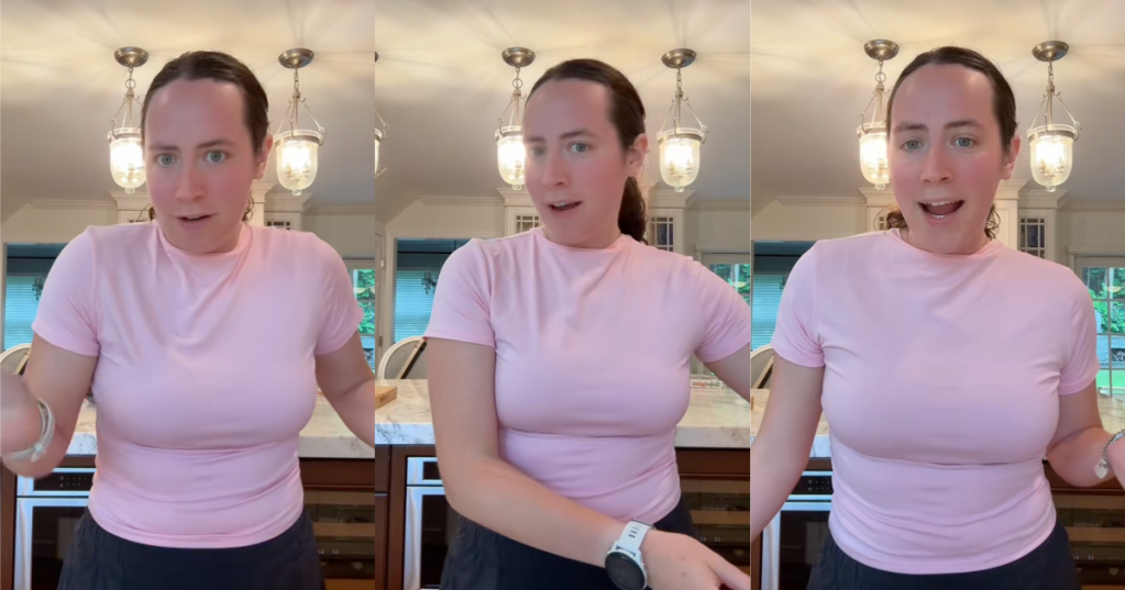 woman talking to tiktokkers