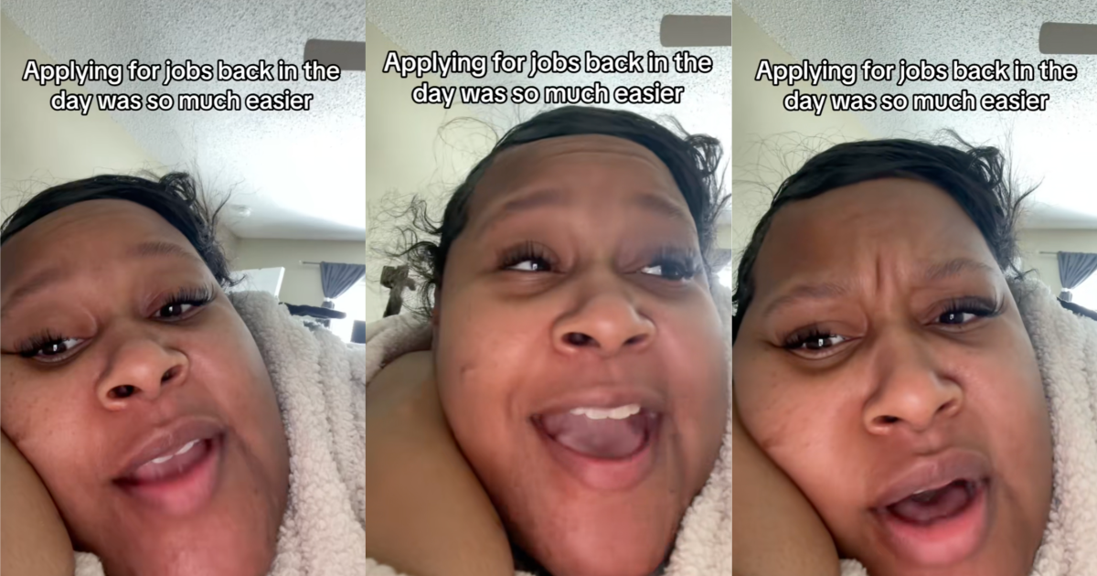 A TikTokker Shared How She Makes Sure She Gets The Job Interviews She Wants woman talking to tiktok viewers