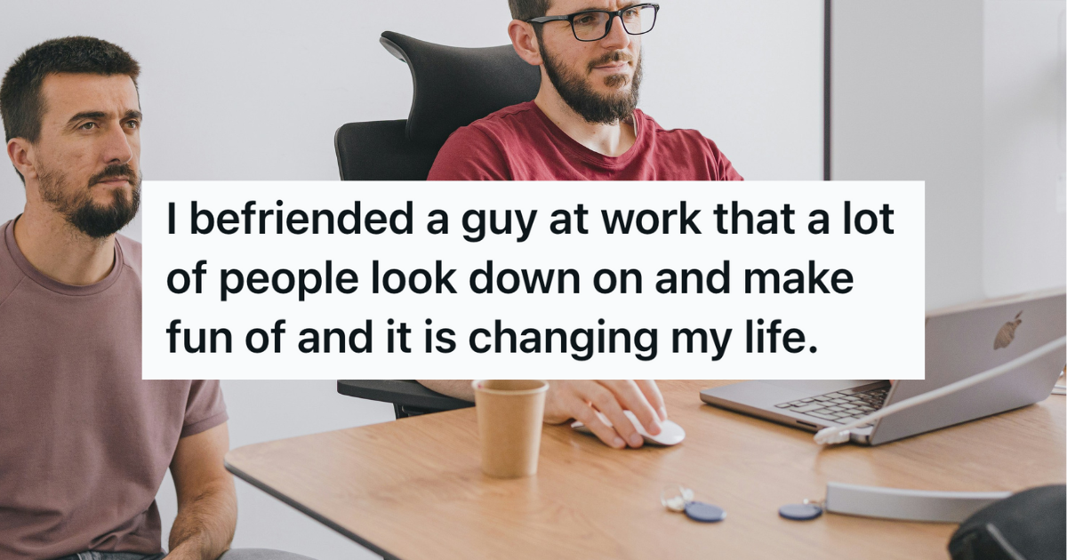 two men working in office