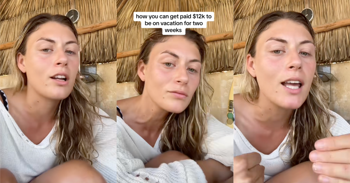 woman talking to tiktokkers