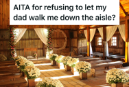 Bride’s Father Walked Out When She Was Young, Which Left Her Mom To Raise Her Alone. So When He Demanded To Walk Her Down The Aisle It Put Her In A Tough Spot.