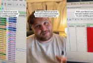 Couple Is Having A Wedding, But They Can’t Invited Everybody, So They Created A Score Sheet To See Who Deserves To Come