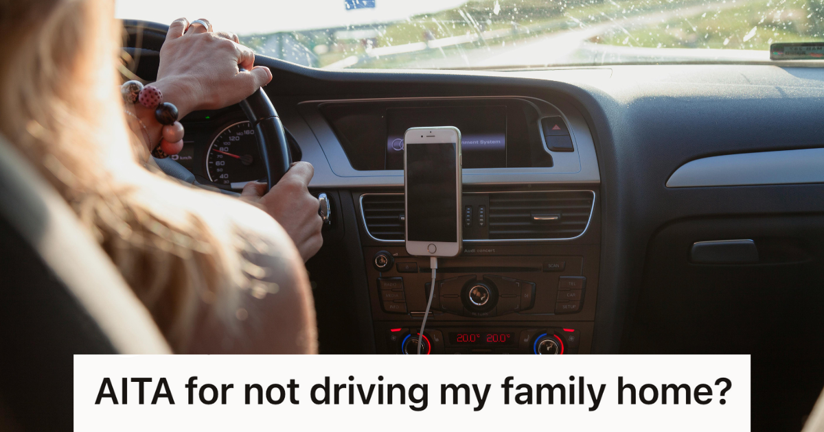 woman driving on the interstate