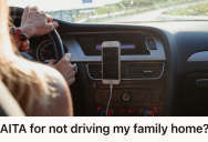 Her Parents Always Asked Her To Be The Designated Driver, But The Minute She Said No And Prioritized Her Own Plans, They Had A Complete Meltdown