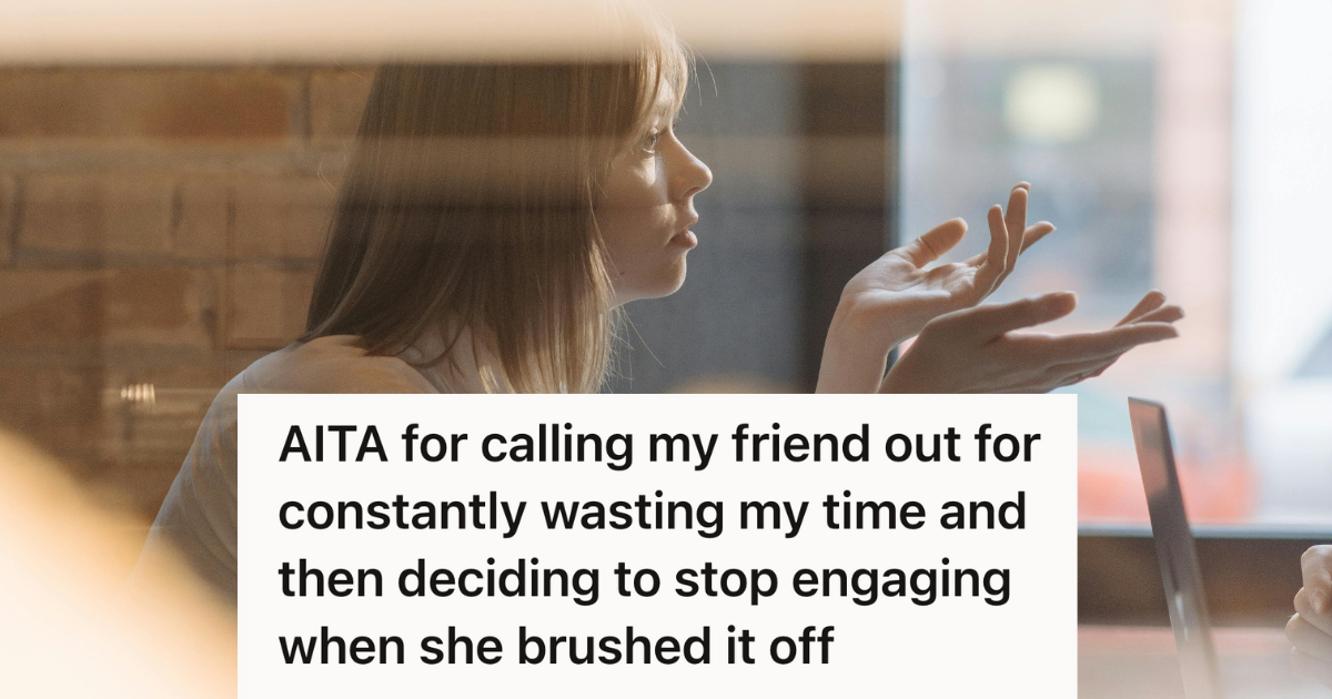 woman looking annoyed at cafe